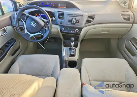 2012 Honda Civic Ex z USA, uszkodzony, nr VIN 2HGFB2F86CH577176